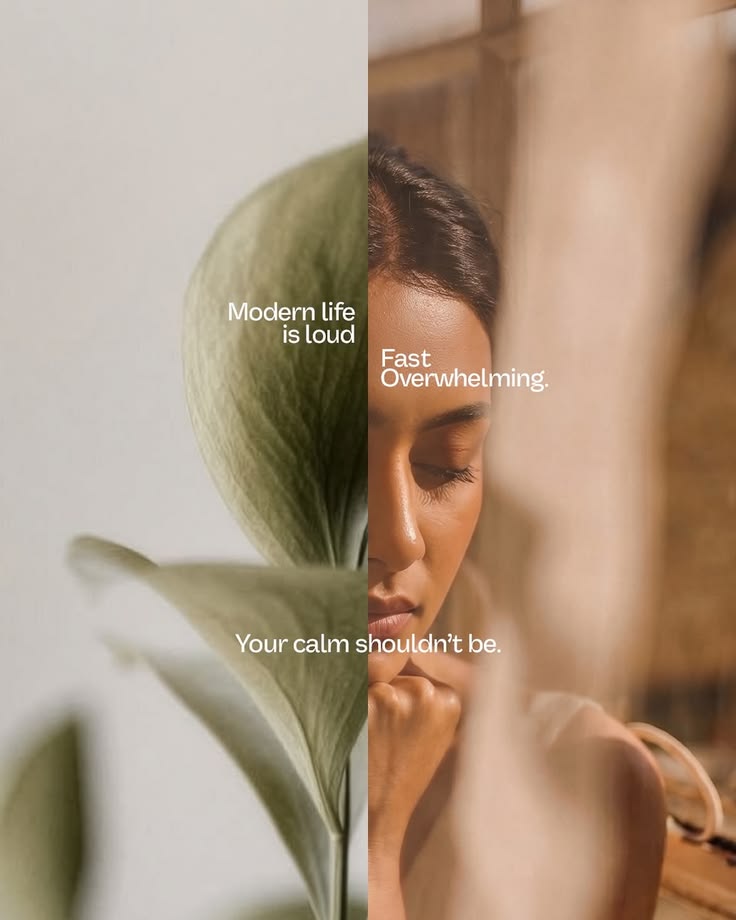 Wellness campaign, modern life is loud